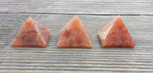 Load image into Gallery viewer, SUNSTONE natural Medium gemstone crystal pyramid 27-30mm