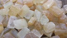Load image into Gallery viewer, Six (6) CALCITE TUMBLED Stones Medium/Large Natural Tumble Stones