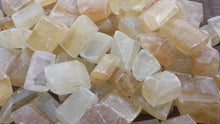 Load image into Gallery viewer, Three (3) CALCITE TUMBLED Stones Medium/Large Natural Tumble Stones