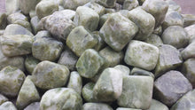 Load image into Gallery viewer, Three (3) VASONITE (VESUVIANITE)  TUMBLED Stones Medium/Large Natural Tumble Stones
