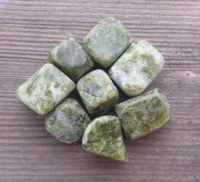 Load image into Gallery viewer, VASONITE (VESUVIANITE)  TUMBLED Stone One (1) Medium/Large Natural Tumble Stone