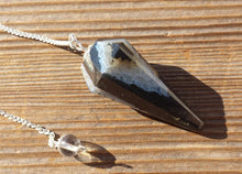 Load image into Gallery viewer, SOLOMON AGATE Natural Stone Gemstone Faceted Pendulum