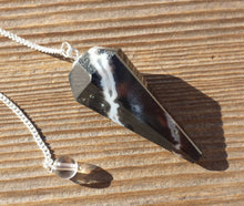 Load image into Gallery viewer, SOLOMON AGATE Natural Stone Gemstone Faceted Pendulum