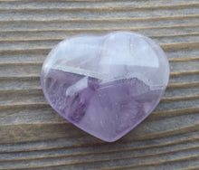 Load image into Gallery viewer, NATURAL AMETHYST Gemstone Puffy Heart 30-35mm
