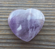 Load image into Gallery viewer, NATURAL AMETHYST Gemstone Puffy Heart 30-35mm