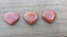Load image into Gallery viewer, NATURAL RED JASPER Gemstone Puffy Heart 30-35mm