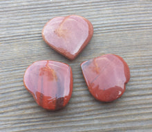 Load image into Gallery viewer, NATURAL RED JASPER Gemstone Puffy Heart 30-35mm