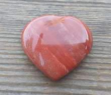 Load image into Gallery viewer, NATURAL RED JASPER Gemstone Puffy Heart 30-35mm