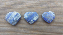 Load image into Gallery viewer, NATURAL LAPIS LAZULI Gemstone Puffy Heart 30-35mm