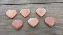 Load image into Gallery viewer, NATURAL PEACH AVENTURINE Gemstone Puffy Heart 30-35mm