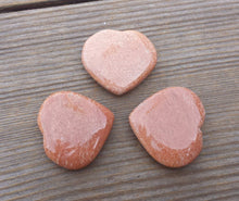 Load image into Gallery viewer, NATURAL PEACH AVENTURINE Gemstone Puffy Heart 30-35mm