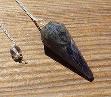 Load image into Gallery viewer, BLUE AVENTURINE Natural Stone Gemstone Faceted Pendulum